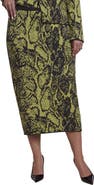ELOQUII Intarsia Sweater Midi Skirt (plus)