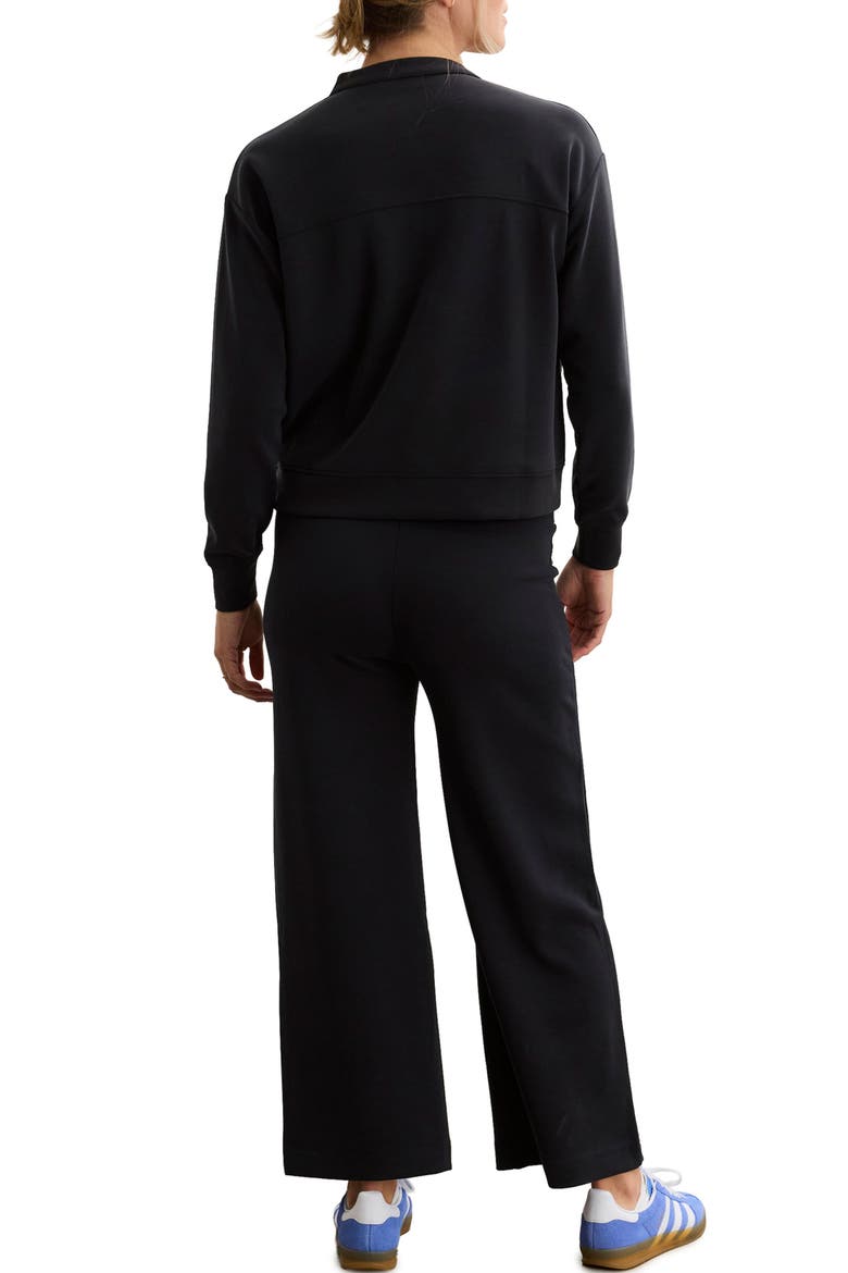 The Cloudease Travel Nursing Pullover, Alternate, color, Washed Black