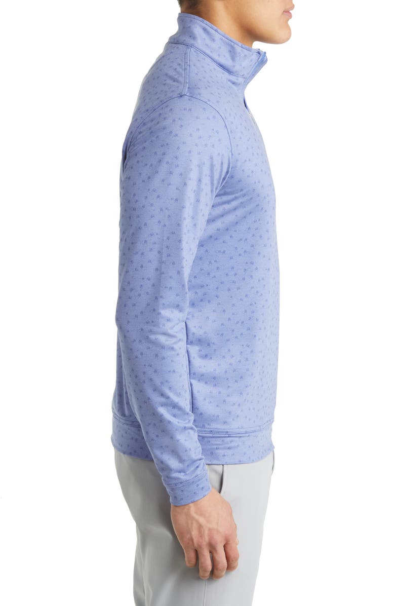 Peter Millar Perth Carts Performance Knit Quarter Zip Pullover, Alternate, color, 