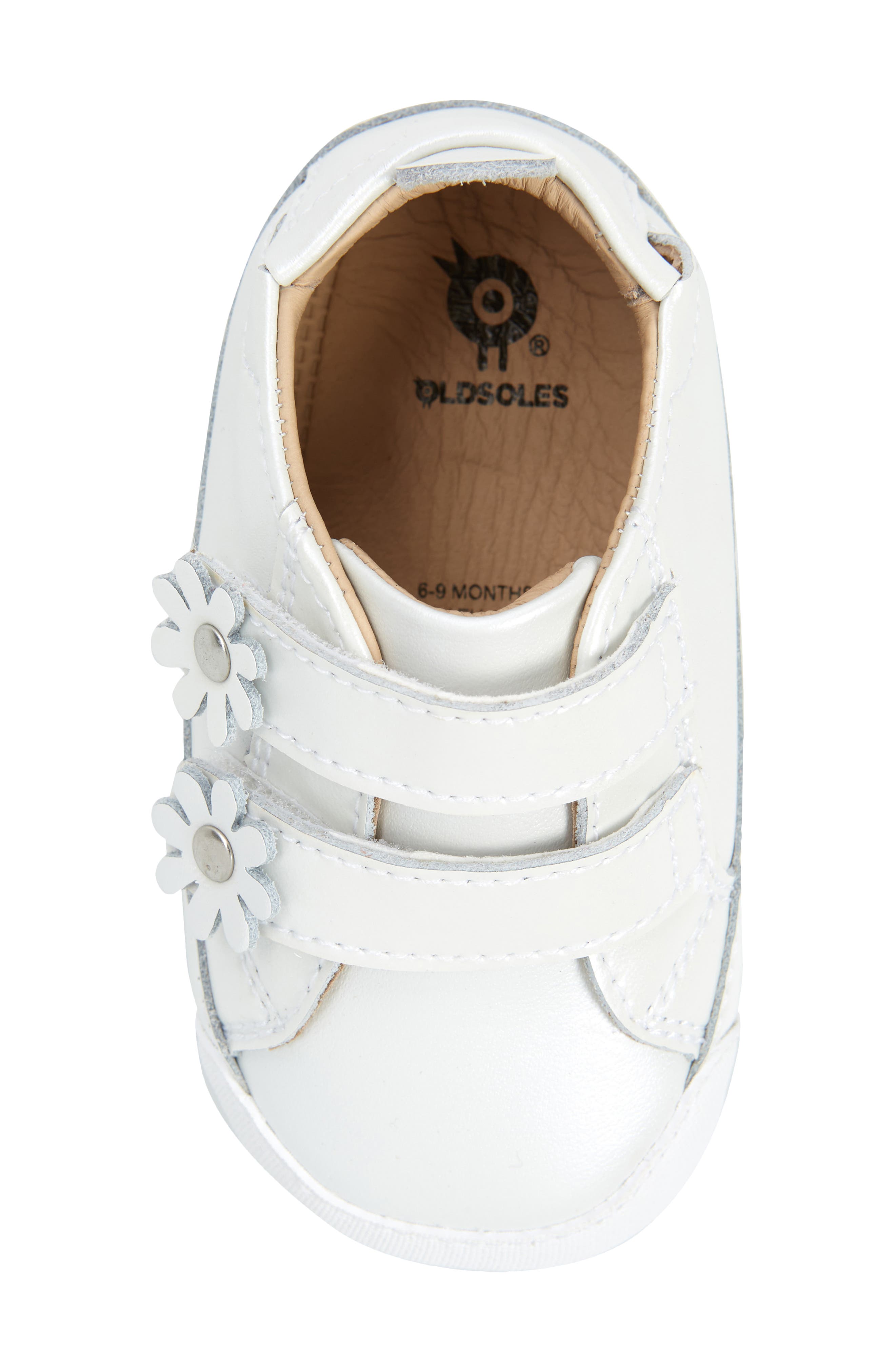 Kids' Flower Sneaker, Alternate, color, NACARDO BLANCO / BLANCO SOLE
