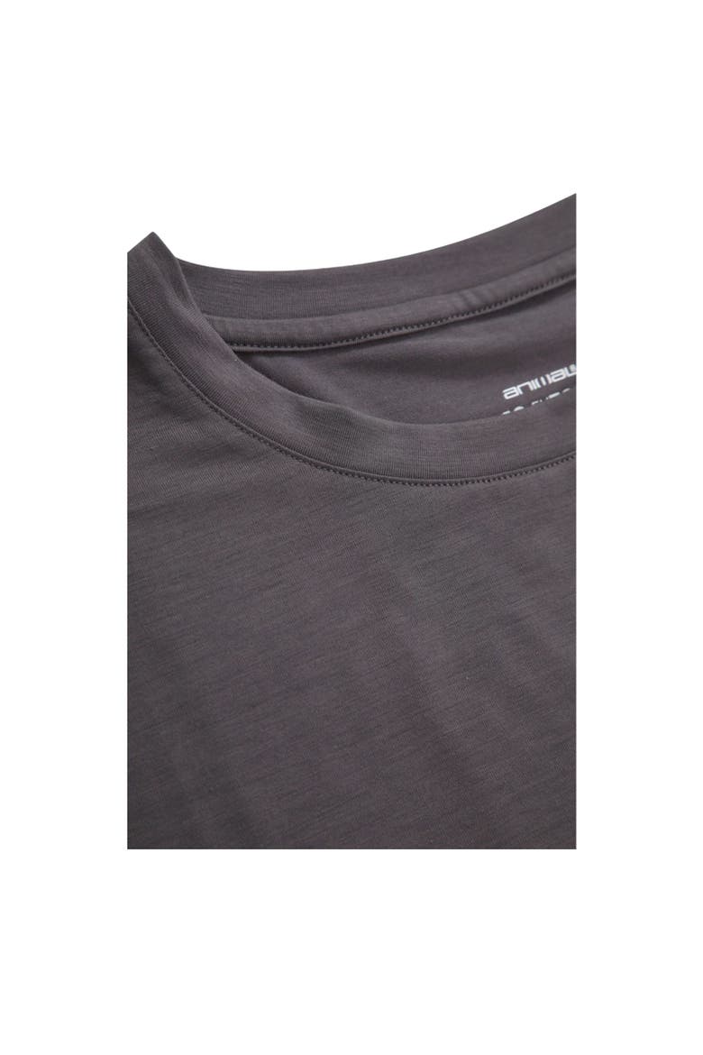 Sarah Short-Sleeved Active T-Shirt, Alternate, color, Charcoal