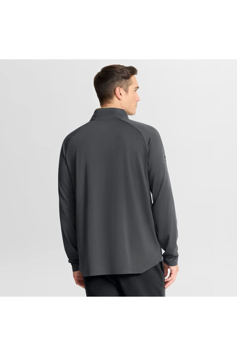 Men's Fanatics Gray Vegas Golden Knights Authentic Pro Rink Training Quarter-Zip Pullover, Alternate, color, Gray
