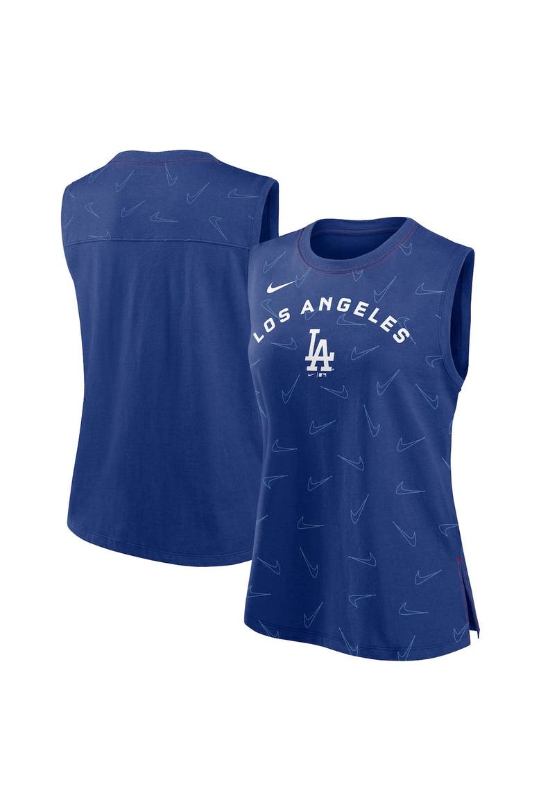 Women's Nike Royal Los Angeles Dodgers Muscle Play Tank Top, Main, color, Royal