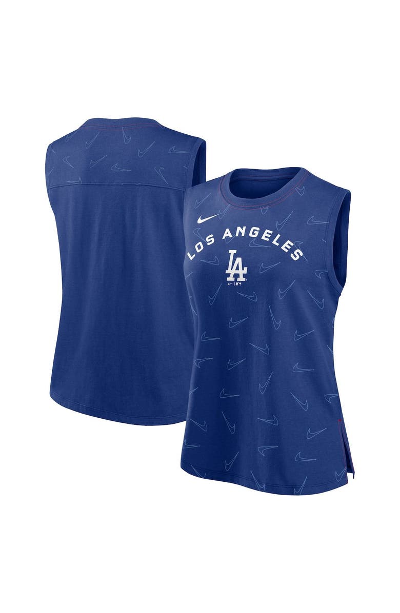 Nike Women's Nike Royal Los Angeles Dodgers Muscle Play Tank Top, Main, color, 
