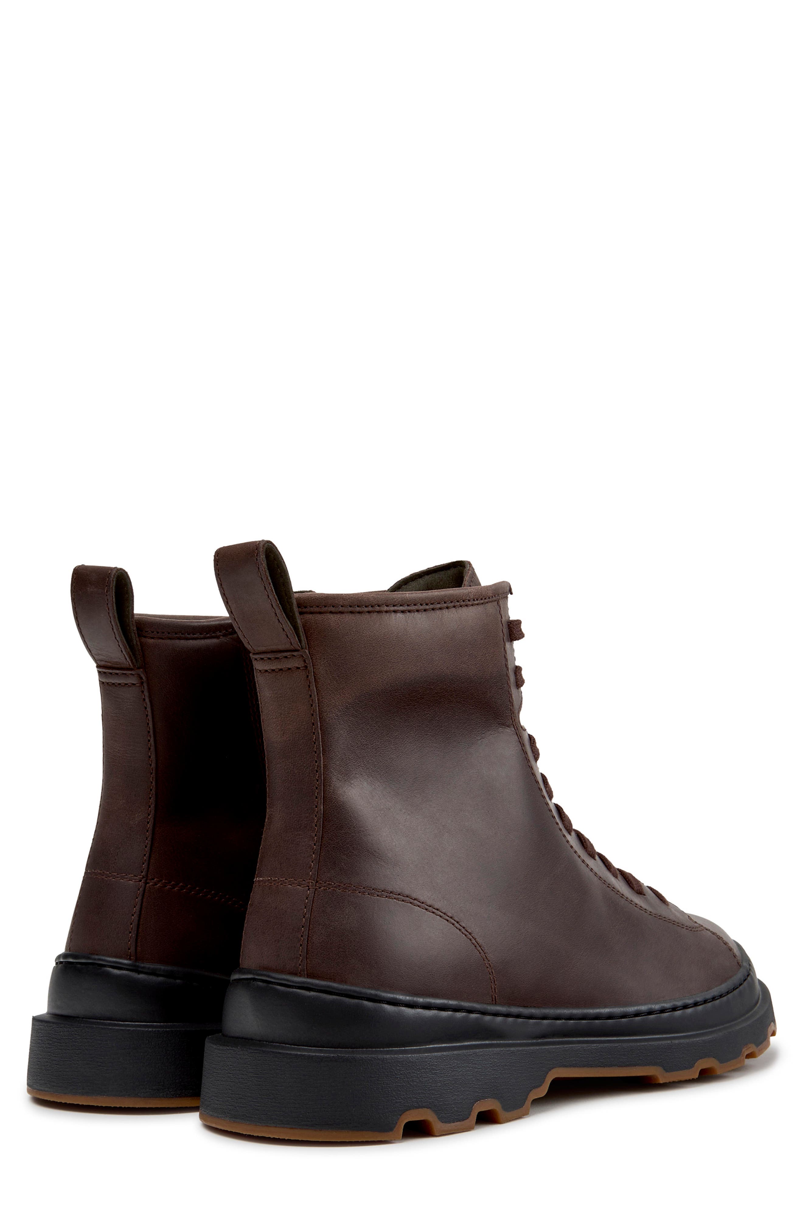 Brutus Lace-Up Boot, Alternate, color, DARK BROWN