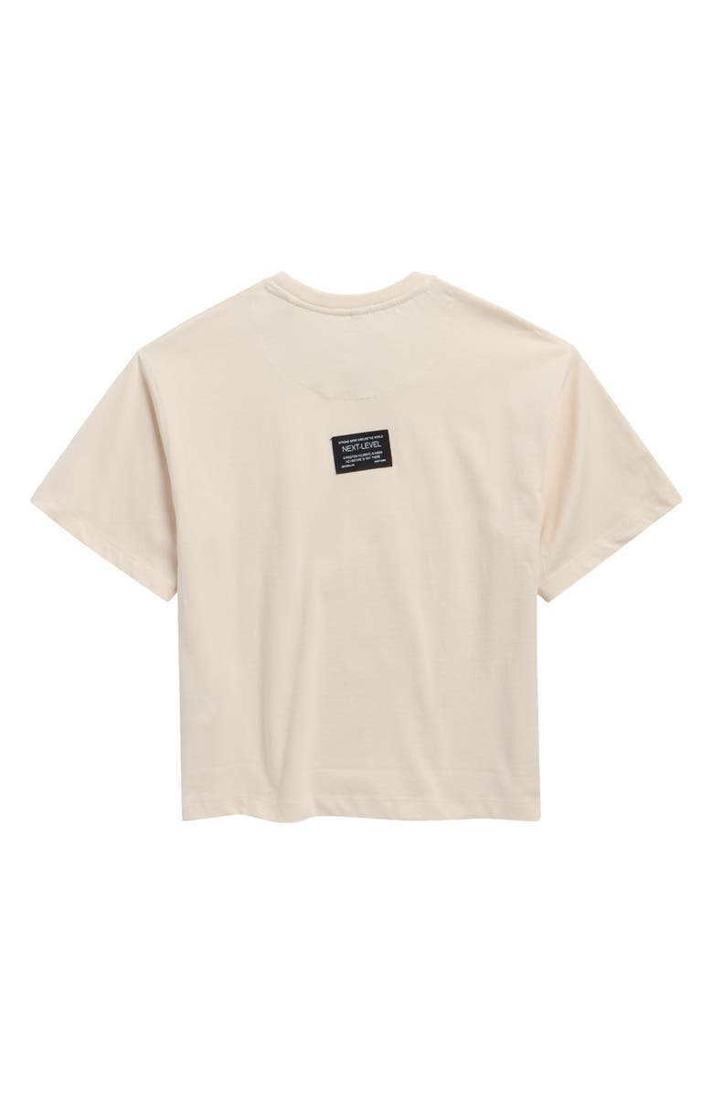 DENIM AND FLOWER Kids' Bear Cotton Graphic T-Shirt, Alternate, color, Sand