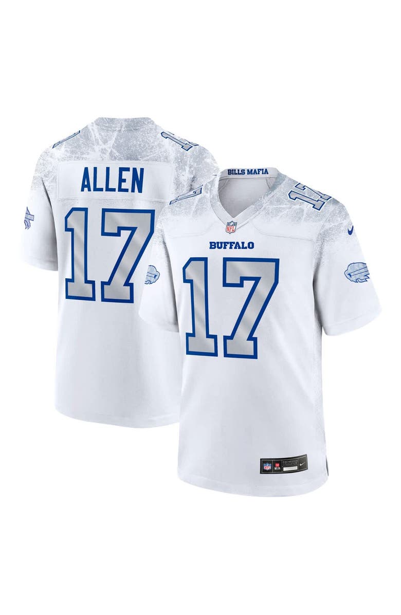 Nike Men's Nike Josh Allen White Buffalo Bills 2025 Rivalries Collection Game Jersey, Main, color,