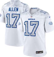 Nike Men's Nike Josh Allen White Buffalo Bills 2025 Rivalries Collection Game Jersey