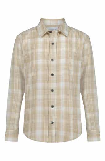 Kids' Plaid Long Sleeve Button Shirt