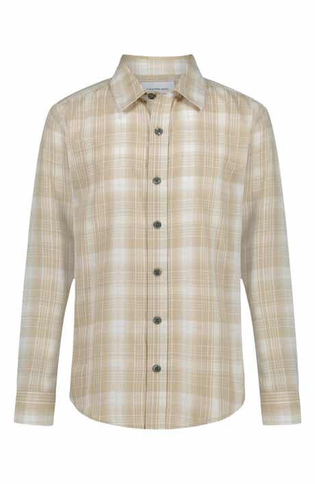 Kids' Plaid Long Sleeve Button Shirt