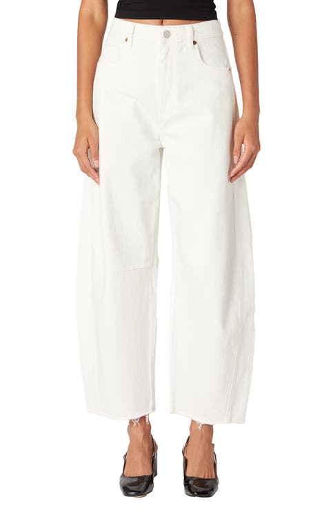 The Barrel Raw Hem Ankle Jeans (See You Again)