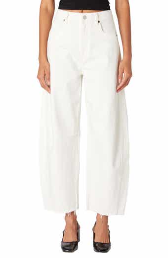 BLANKNYC The Barrel Raw Hem Ankle Jeans