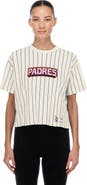 New Era Women's New Era White San Diego Padres 2026 City Connect Pinstripe T-Shirt