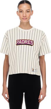 New Era Women's New Era White San Diego Padres 2026 City Connect Pinstripe T-Shirt