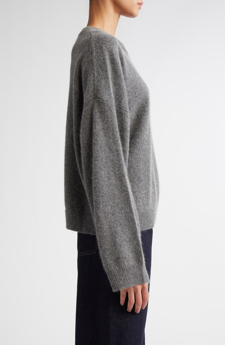 LOULOU DE SAISON Ropo Wool & Yak Hair Blend Crewneck Sweater, Alternate, color,