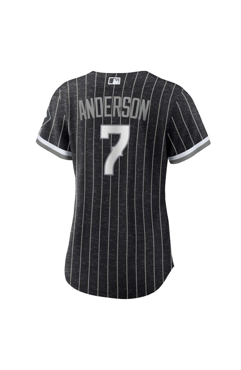 Nike Women's Nike Tim Anderson Black Chicago White Sox City Connect Replica Player Jersey, Alternate, color, 