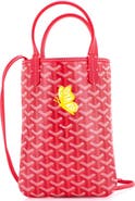 Pre-Owned Goyard Poitiers Tote Printed Coated Canvas and Printed Canvas Mini