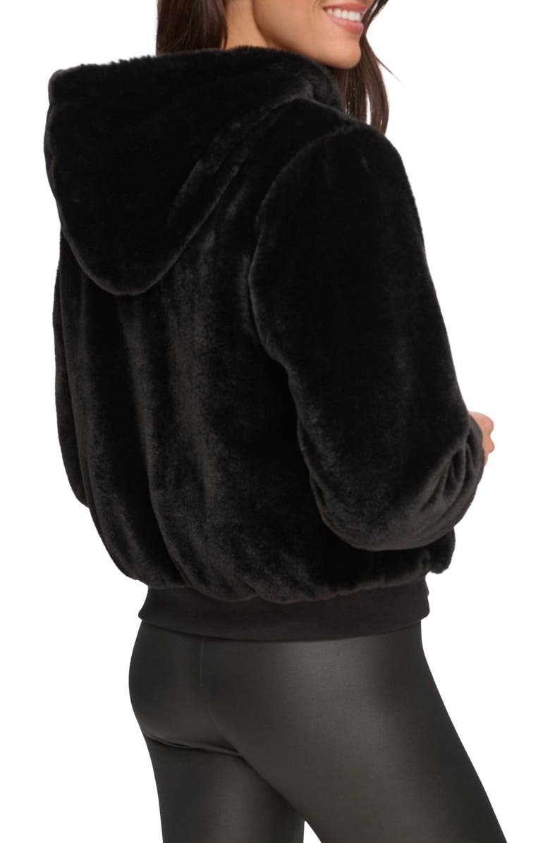Andrew Marc Sport Faux Fur Hooded Jacket, Alternate, color, 