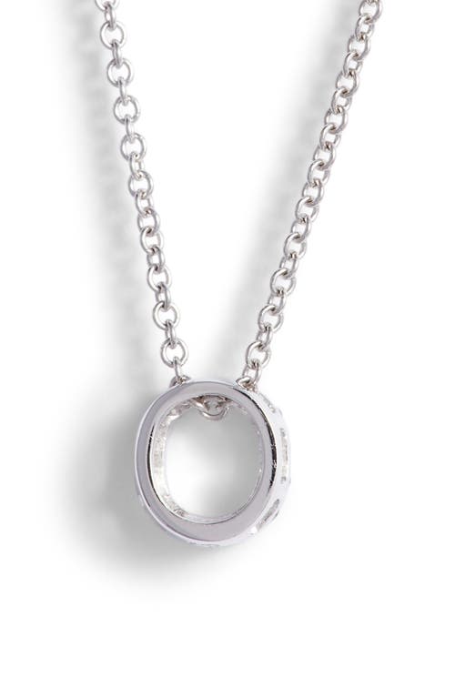 Bony Levy Diamond Pavé Initial Pendant Necklace In 18k White Gold - O