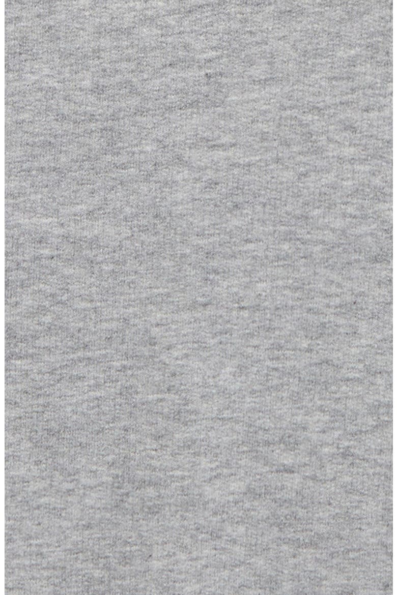 Hooded Stretch Organic Cotton Romper, Alternate, color, HEATHER GREY