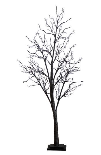 Nearly Natural 5ft Prelit Halloween Deluxe Twig Tree In Black