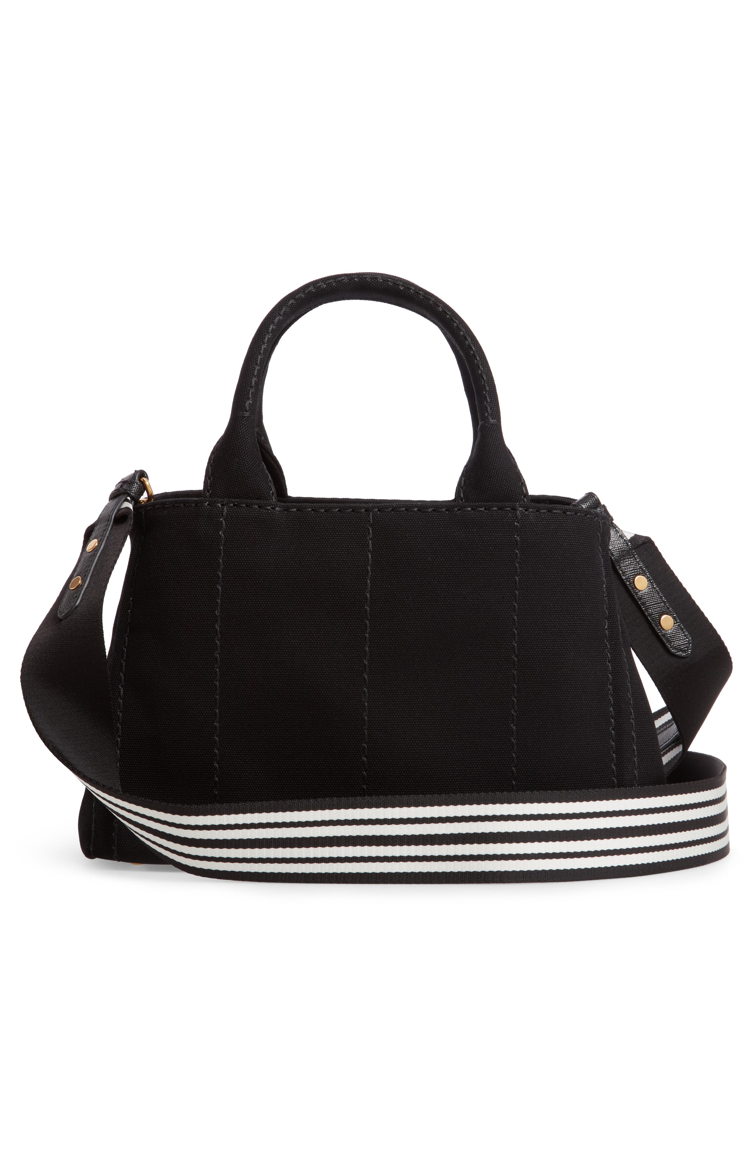 Prada Canapa Logo Garde Canvas Tote, Alternate, color, 
