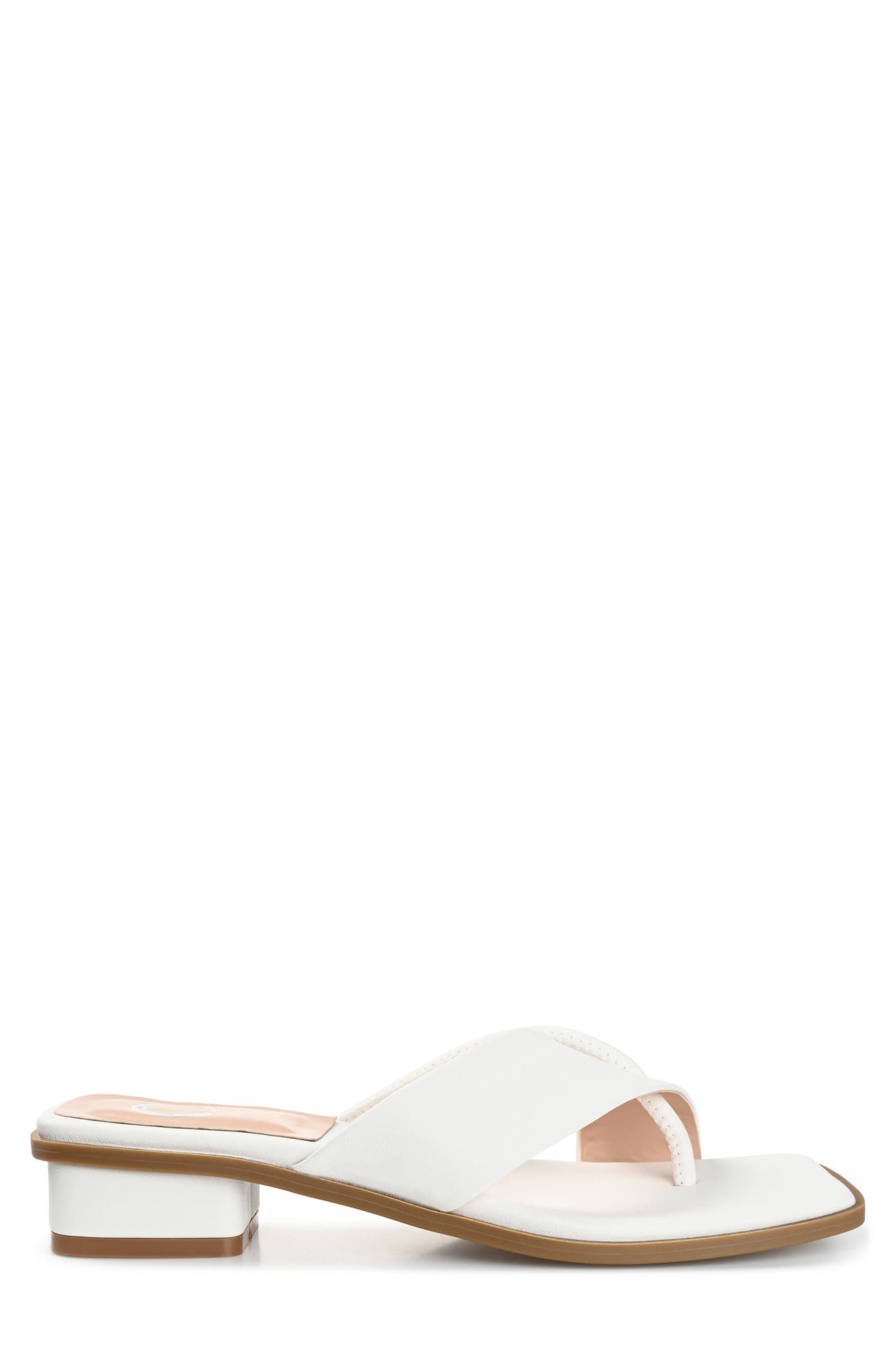 Journee Collection Mina Strappy Heeled Mule, Alternate, color, White