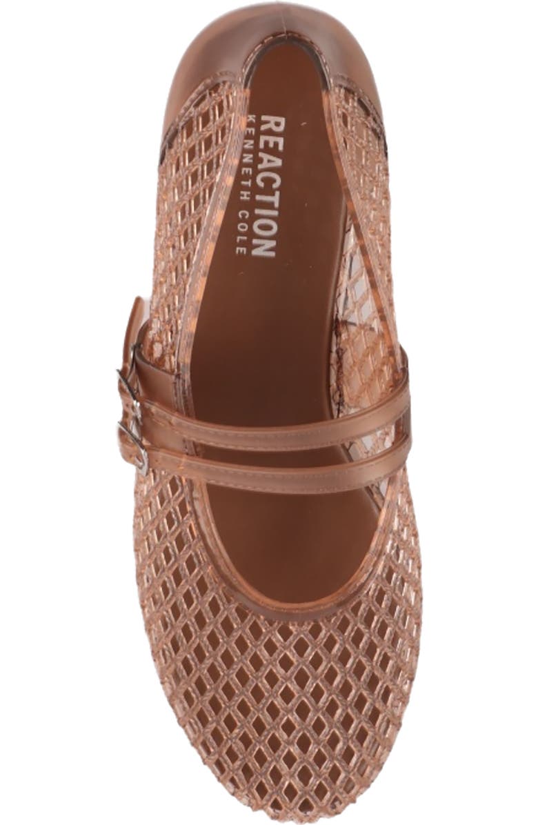 Reaction Kenneth Cole Malibu Mesh Mary Jane Flat, Alternate, color, Chocolate