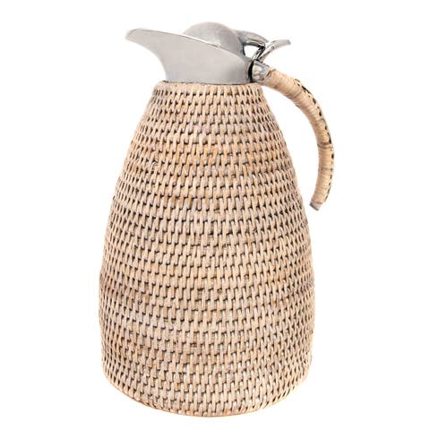 Artifacts Rattan 1.5 Liter Stainless Steel Thermos