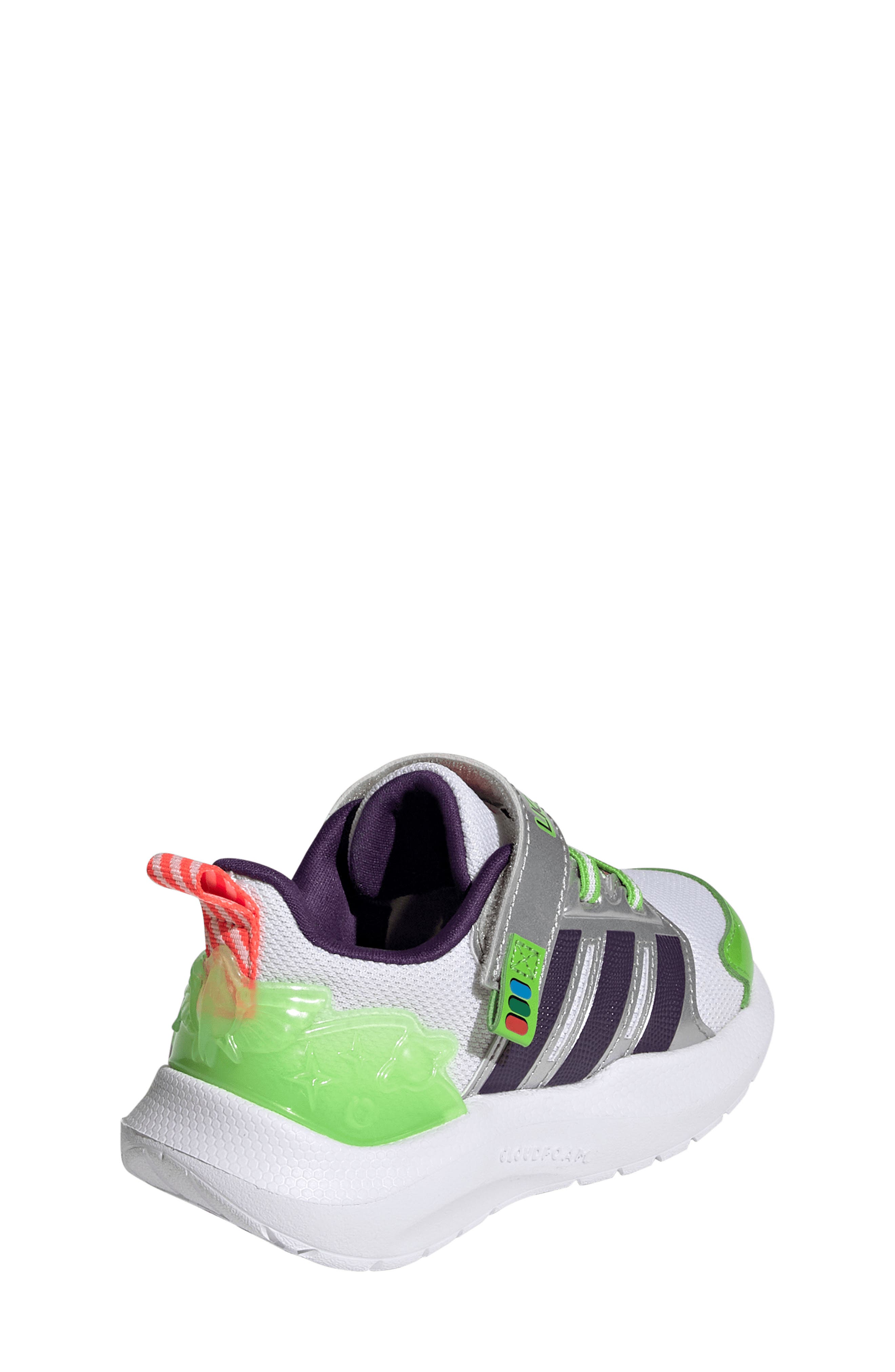 Kids' Disney Pixar Buzz Lightyear Lightorama Runner Sneaker, Alternate, color, WHITE/ VIOLET/ LUCID RED