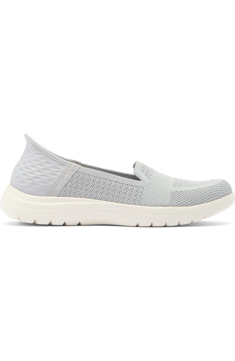 SKECHERS On the Go Flex Slip-On Sneaker, Alternate, color, Gray