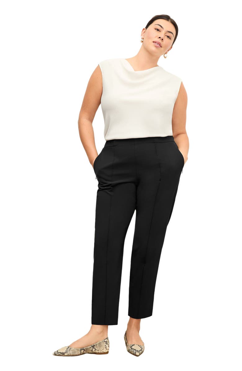 M.M.LaFleur Colby Travel Pant - OrigamiTech, Alternate, color, Black