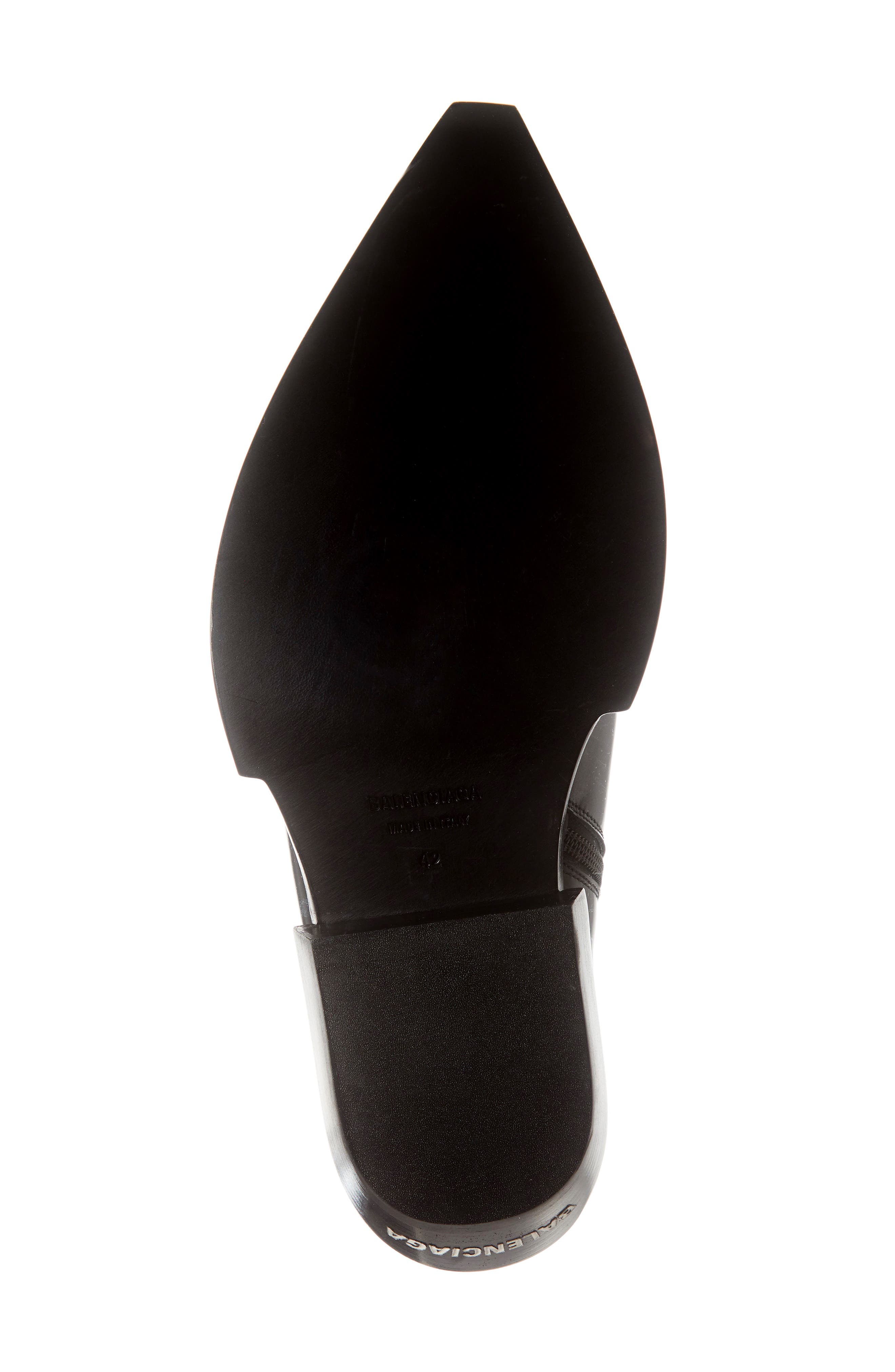 Balenciaga Santiag Zip Boot, Alternate, color, 