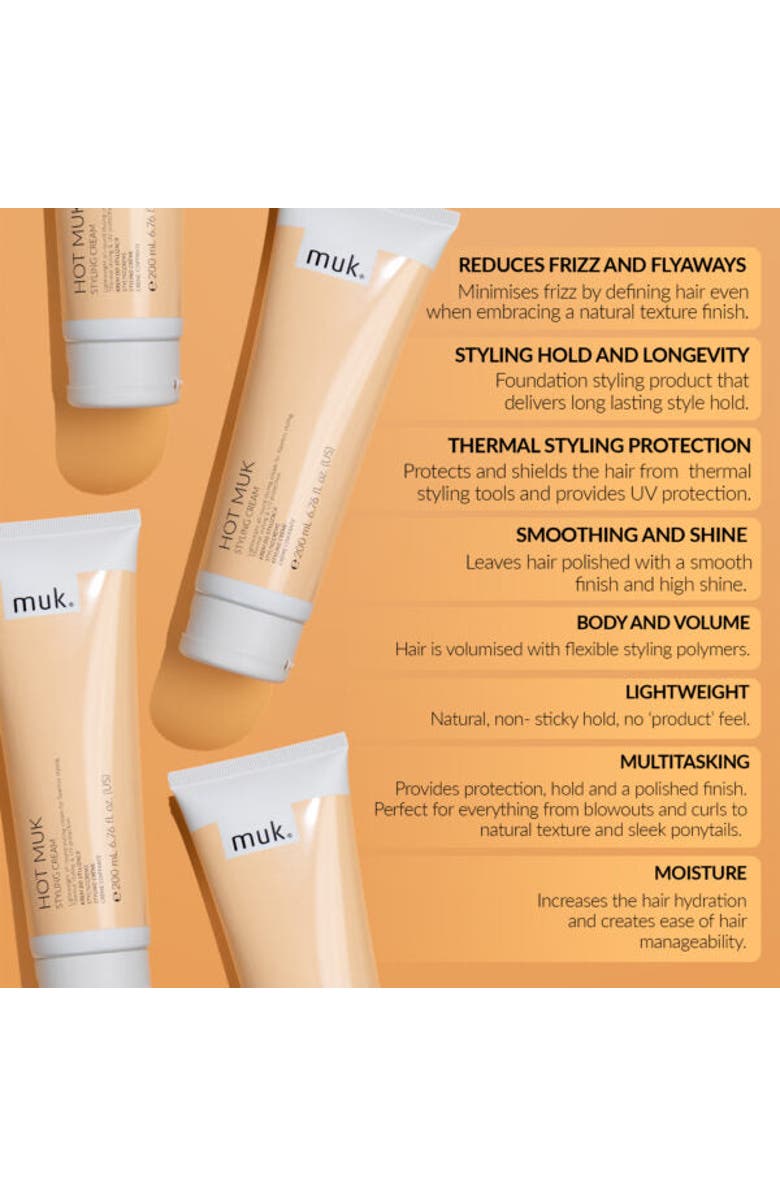Muk Haircare Hot muk Styling Cream, Alternate, color, 6.76 Fl Oz