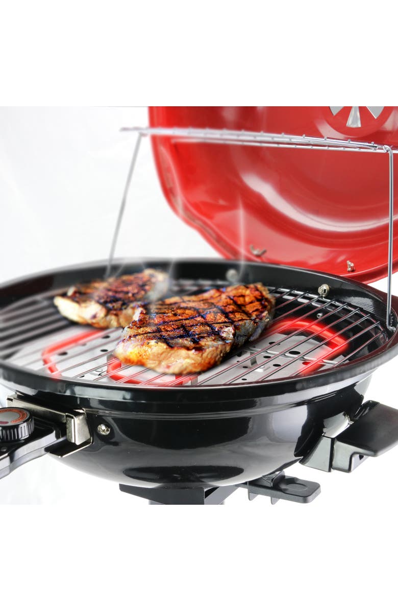 Better Chef 15in Electric Barbecue Grill, Alternate, color, Red