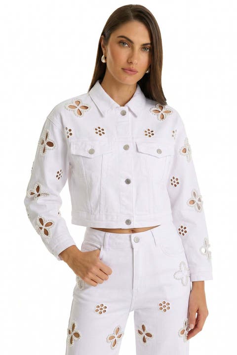 Kaia Pearl Jean Jacket