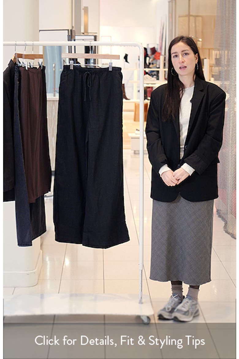 Easy Wide Leg Linen Pants video