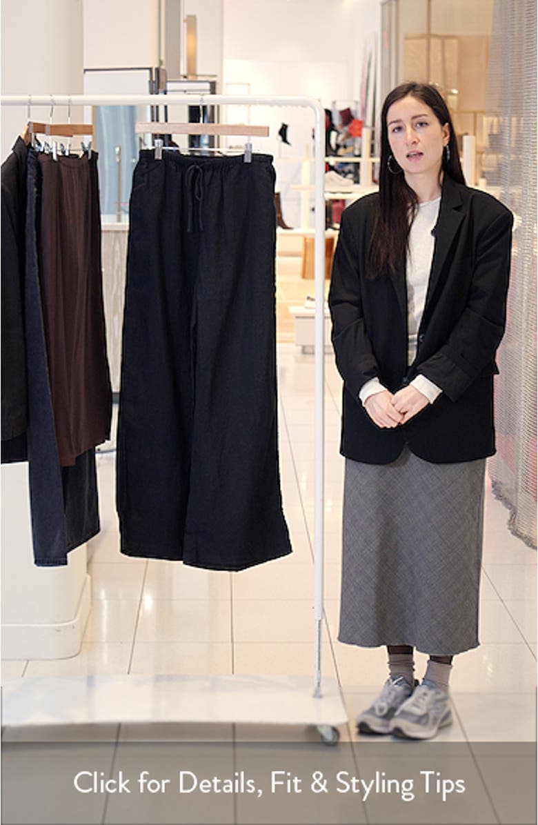 Easy Wide Leg Linen Pants, sales video thumbnail