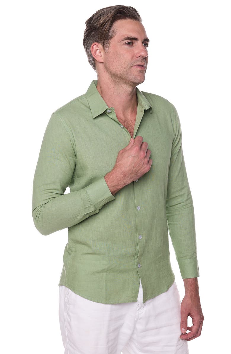 RANEES Linen Sport Shirt, Alternate, color, 