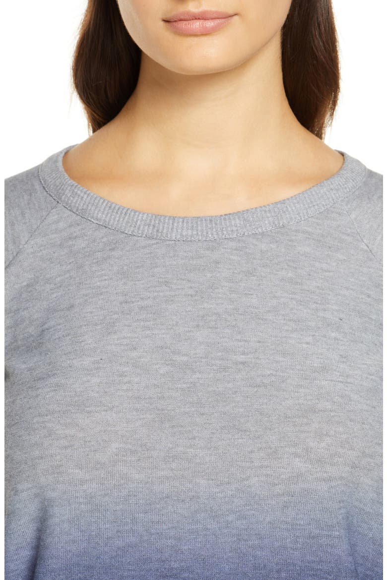 Ombré Cozy Pullover, Alternate, color, NAVY OMBRE