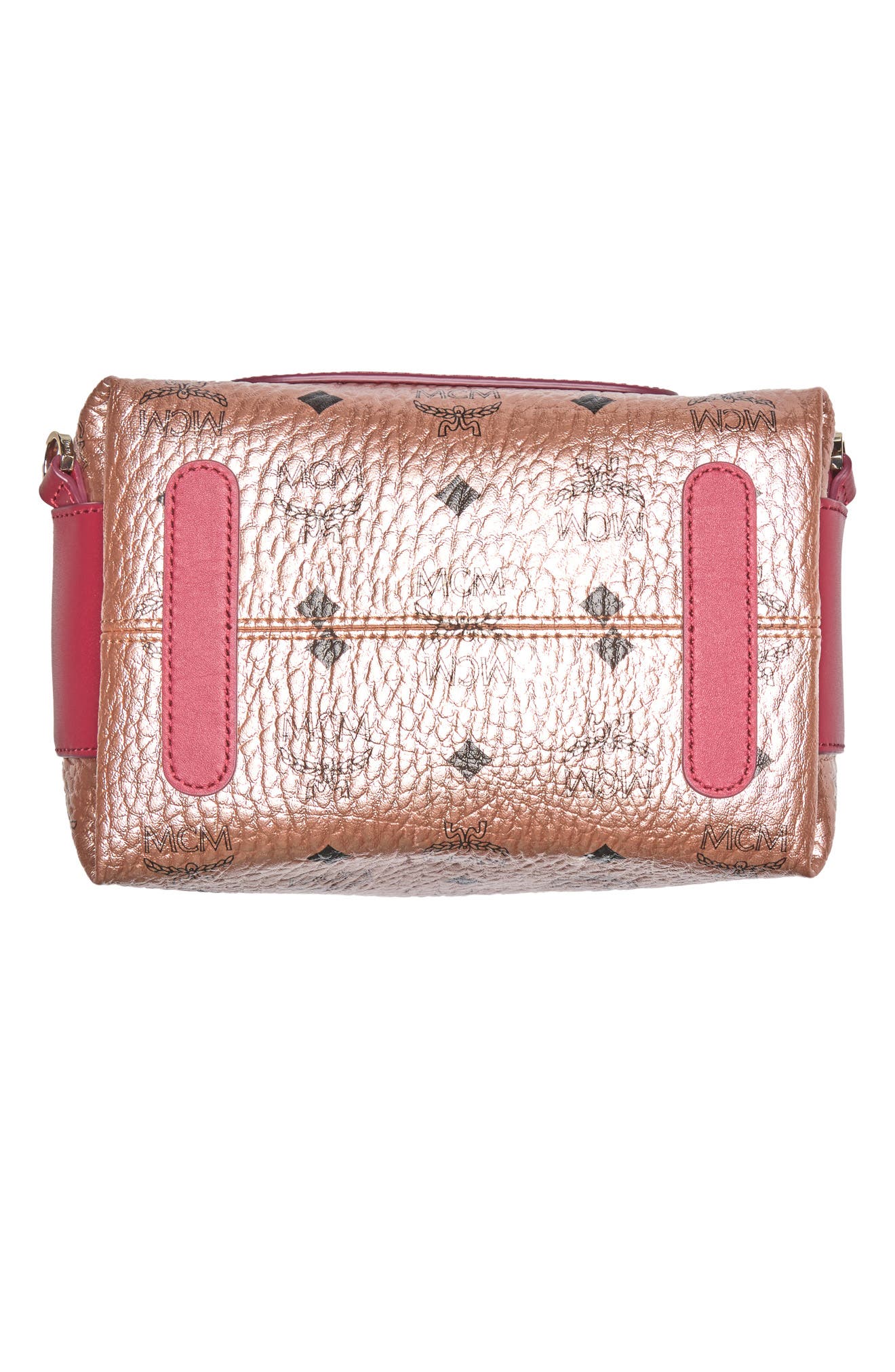 MCM MFO Colorblock Leather Backpack, Alternate, color, 