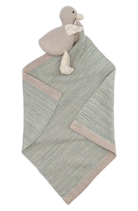 Georgie Goose Cotton Lovey Baby Blanket