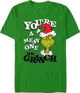 The Grinch Men's The Grinch Christmas Mean One Graphic T-Shirt