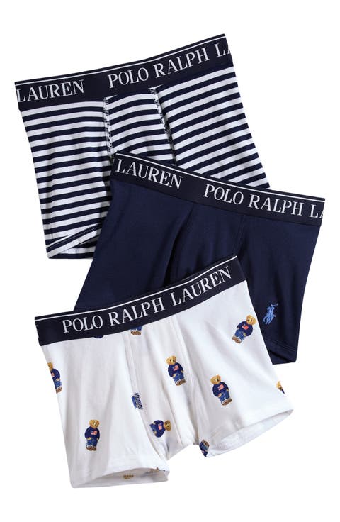 Kids' Assorted 3-Pack Stretch Cotton Boxers (Big Kid)