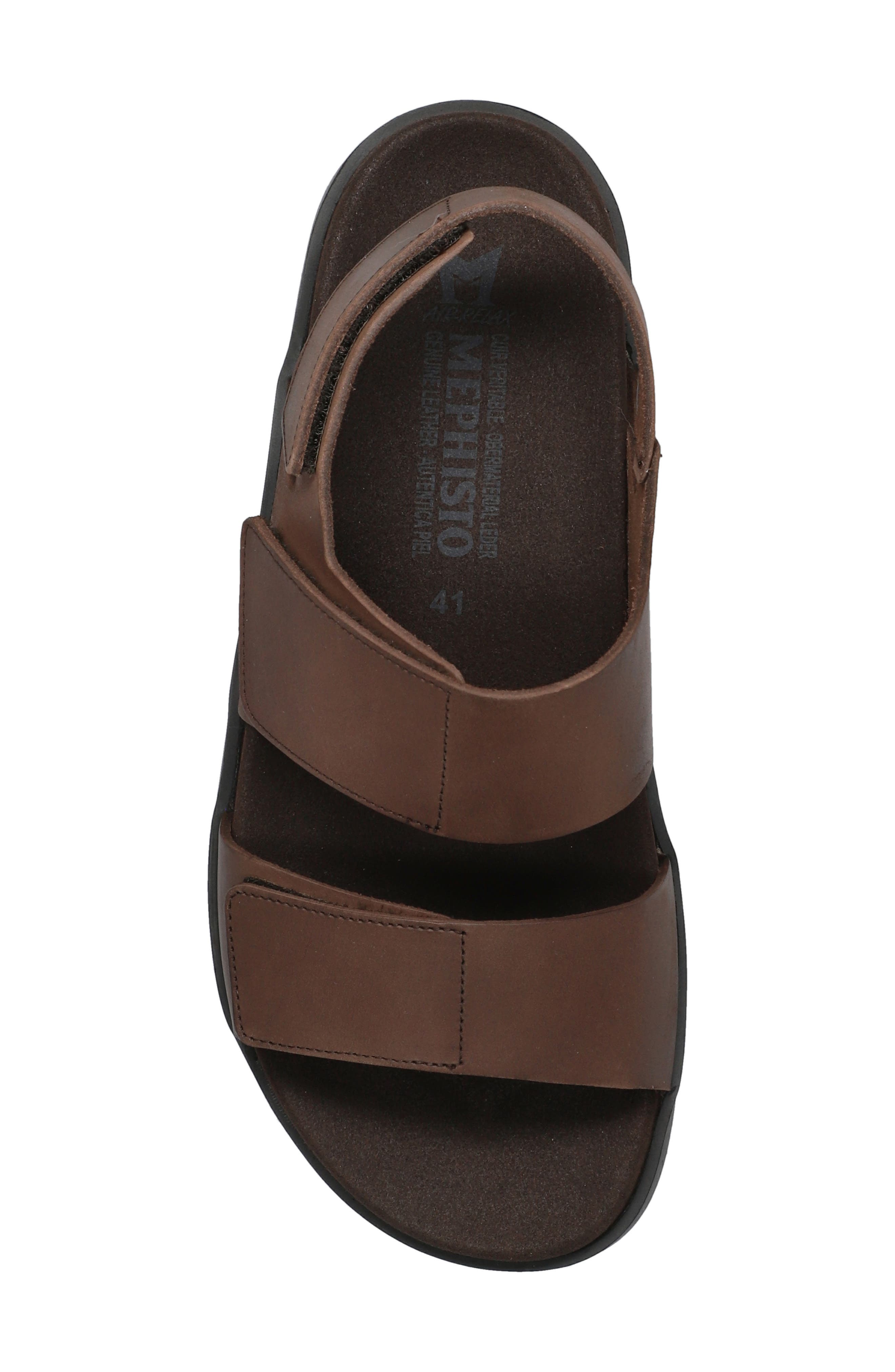 Mephisto Gautier Sandal, Alternate, color, Brown