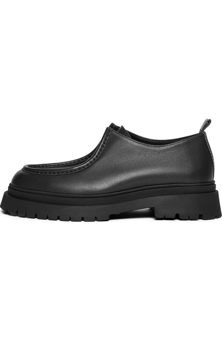 Manière De Voir Lille Leather Lace Up Shoe, Alternate, color, Black