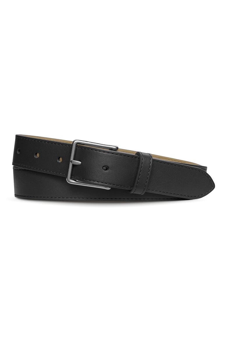 Leather Belt, Alternate, color, BLACK