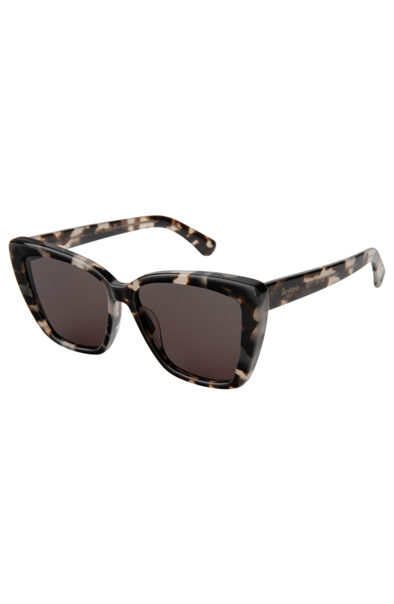 Illesteva Barcelona Sunglasses, Alternate, color, White Tortoise