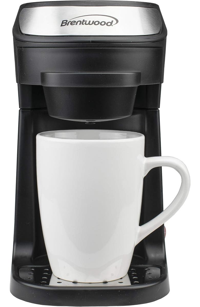 Brentwood Single Cup Coffee Maker, Alternate, color, Black