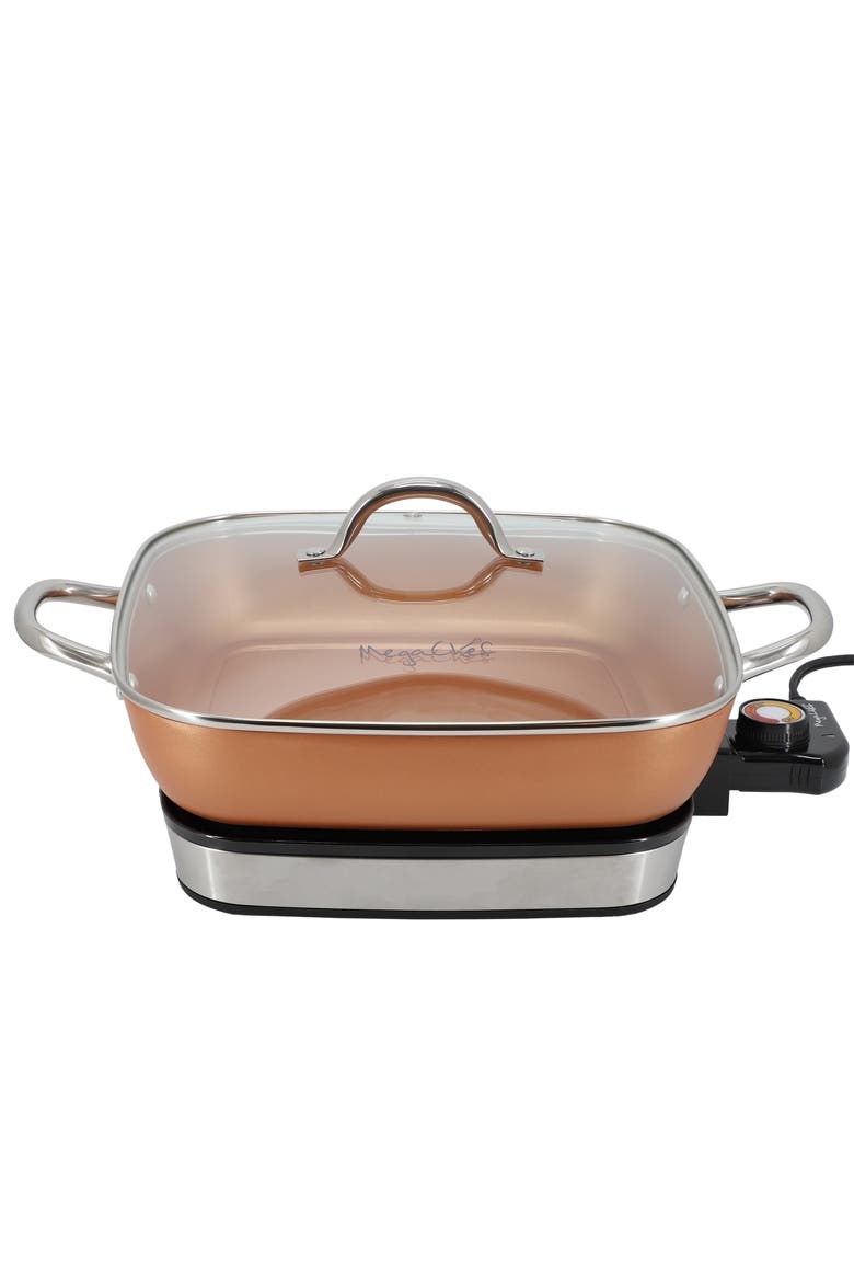 11.81 Inch Electric Fry Pan, Alternate, color, Black